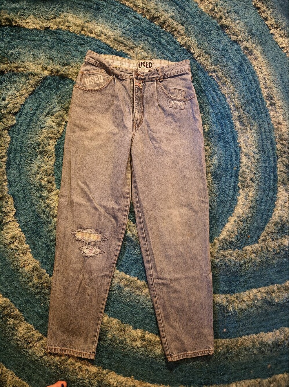 Vintage 90s "Get Used By Elie" Jeans Size 34